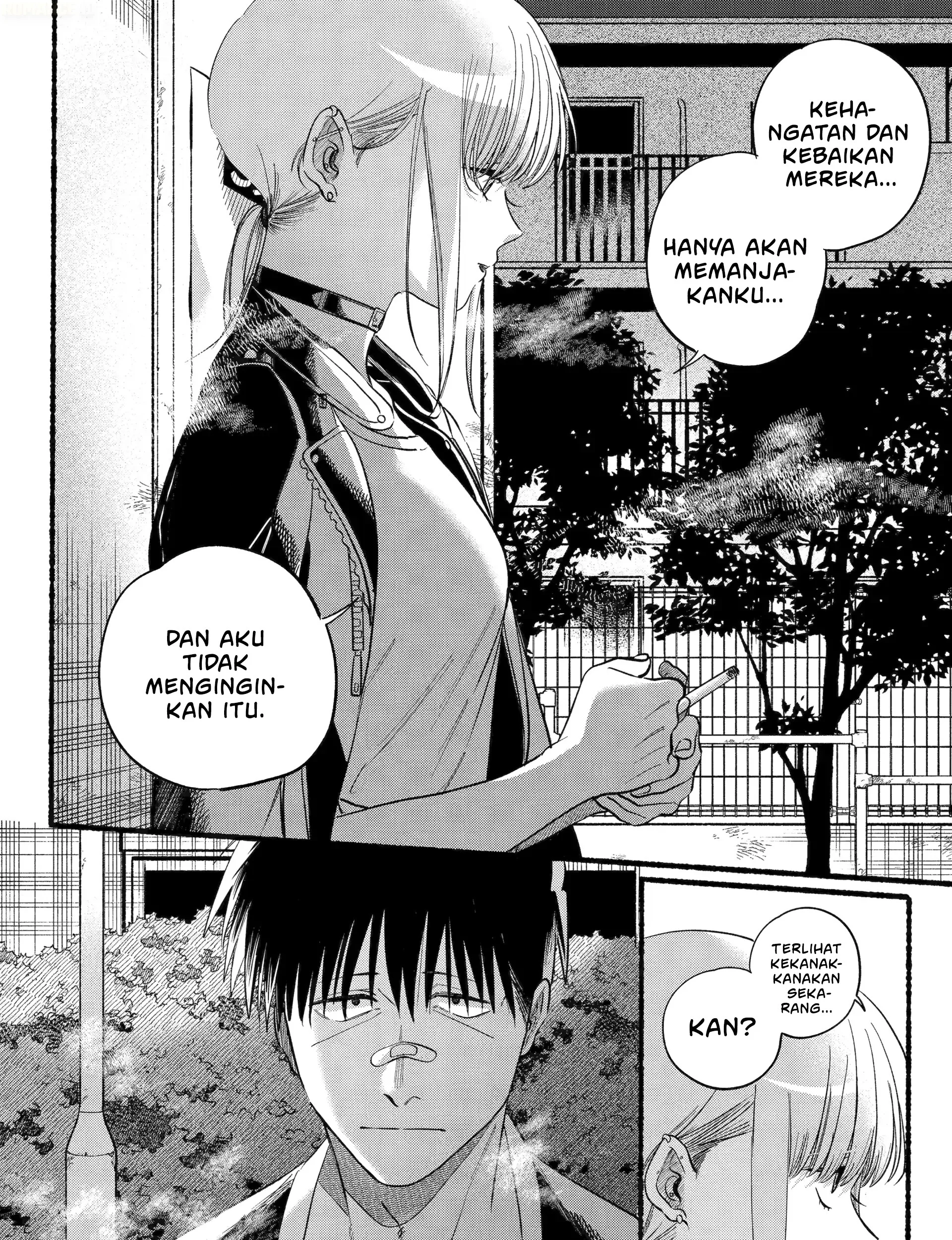 A Story About Smoking At The Back Of The Supermarket Chapter 46 Halaman 48