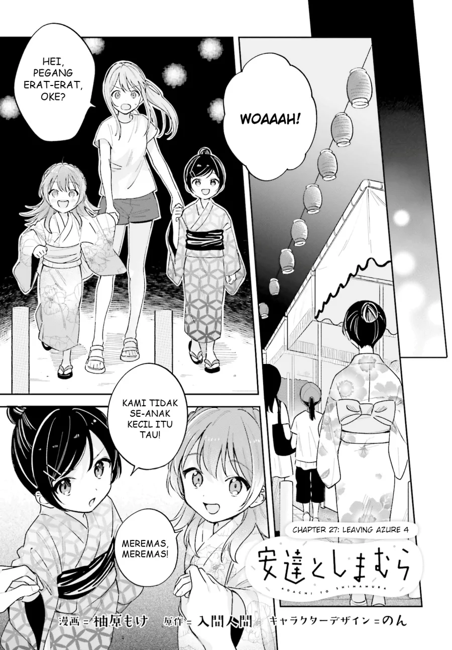 Adachi To Shimamura Yuzuhara Moke Chapter 27.4 Halaman 2