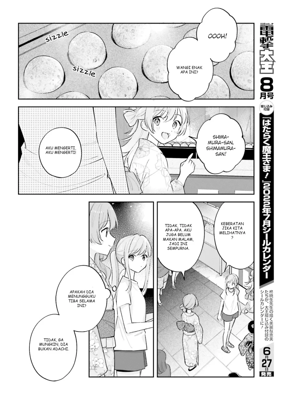 Adachi To Shimamura Yuzuhara Moke Chapter 27.4 Halaman 11