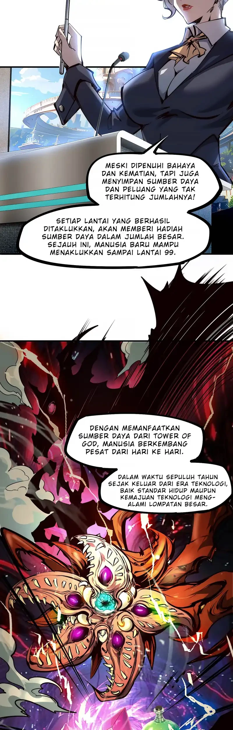 All People Scramble For The Tower I Cleared 999 Floors In Advance Chapter 1 Halaman 20