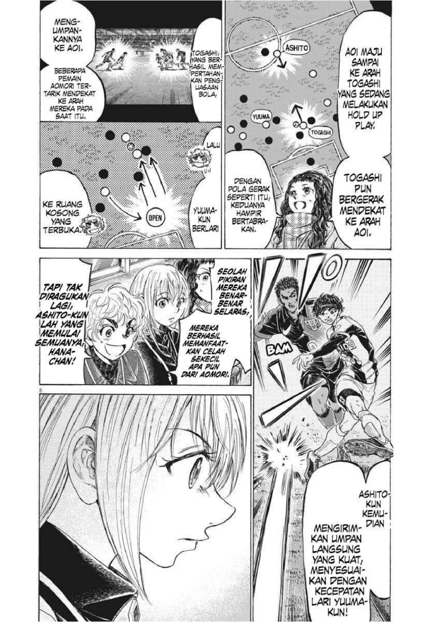 Ao Ashi Chapter 262 Halaman 9
