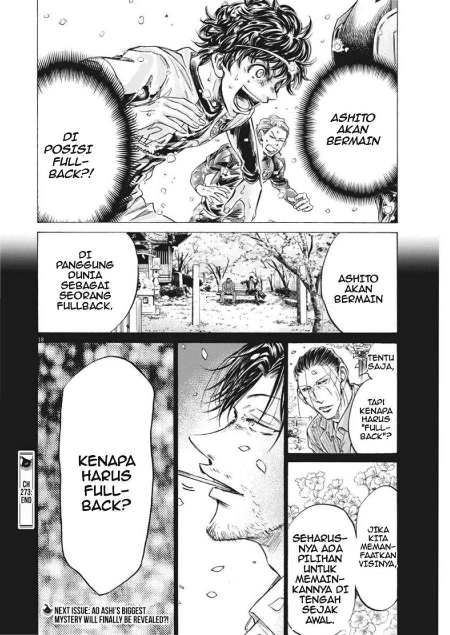 Ao Ashi Chapter 273 Halaman 19