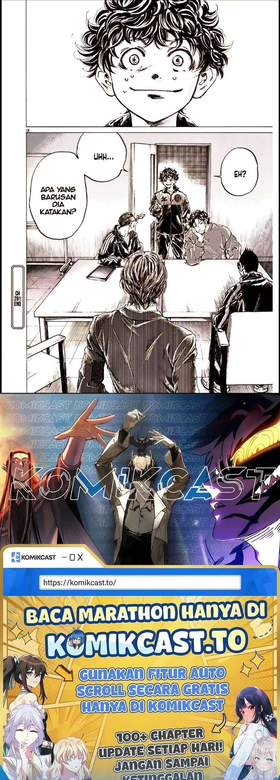 Ao Ashi Chapter 281 Halaman 19