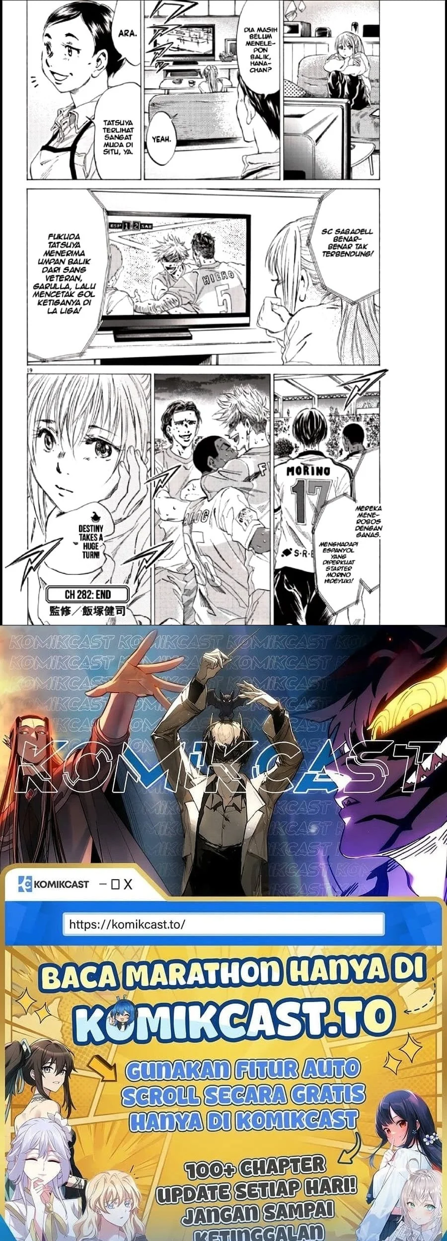 Ao Ashi Chapter 282 Halaman 18