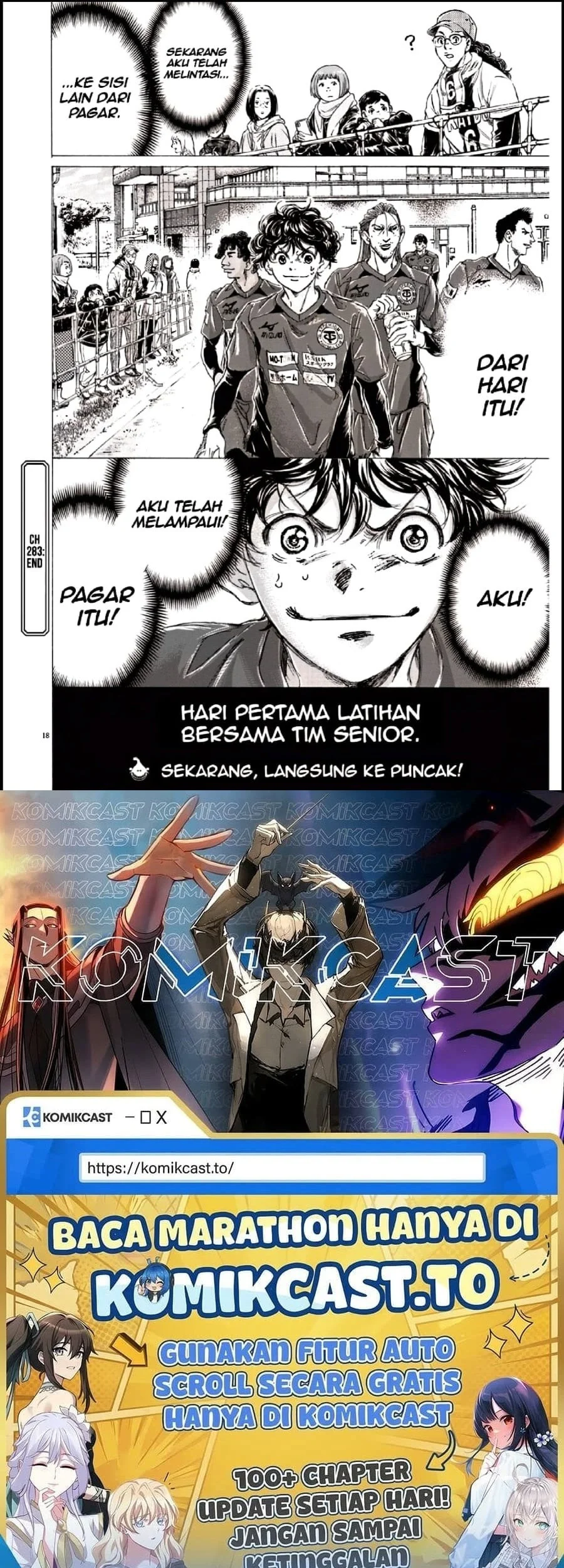 Ao Ashi Chapter 283 Halaman 18