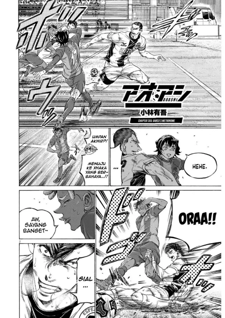 Ao Ashi Chapter 355 Halaman 3