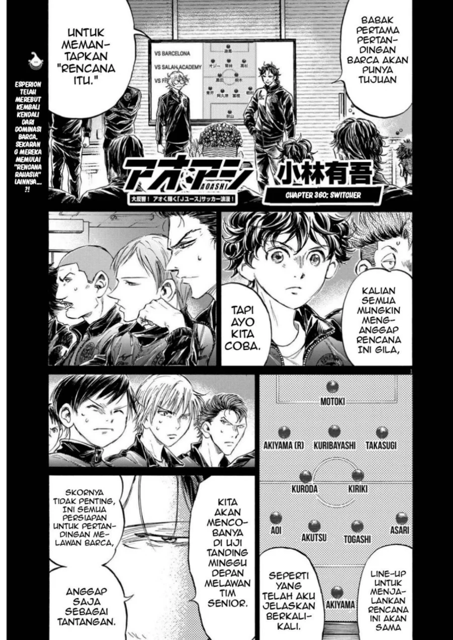 Ao Ashi Chapter 360 Halaman 2