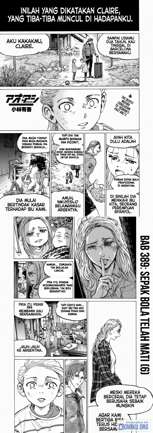 Ao Ashi Chapter 389 Halaman 2