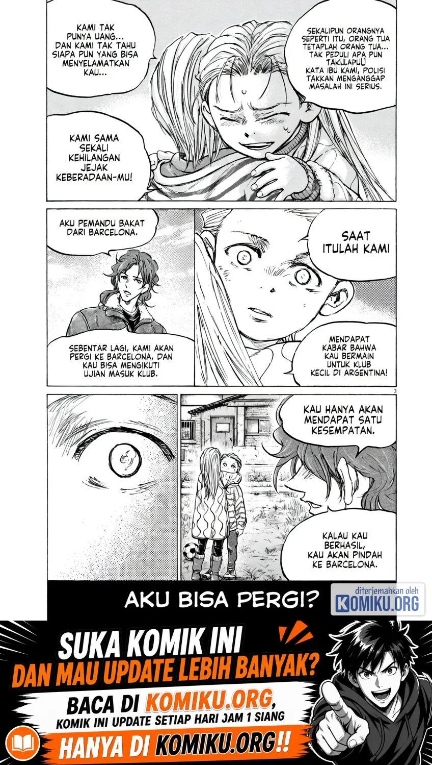 Ao Ashi Chapter 389 Halaman 3