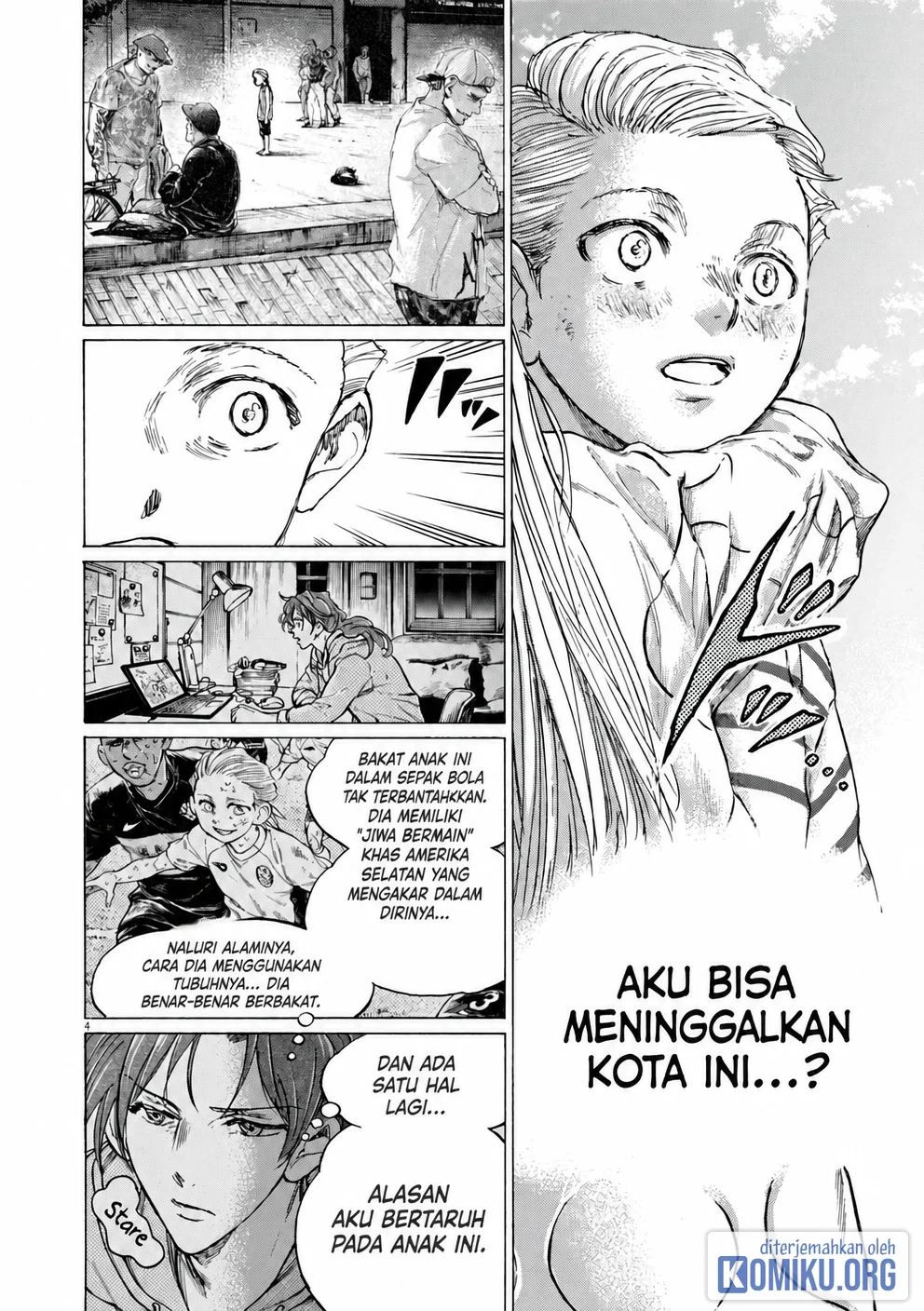 Ao Ashi Chapter 389 Halaman 4
