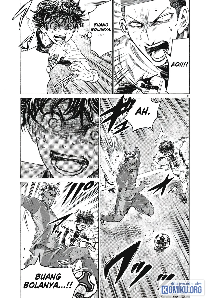 Ao Ashi Chapter 400 Halaman 17