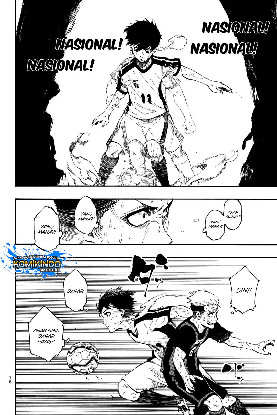 Blue Lock Chapter 1 Halaman 16