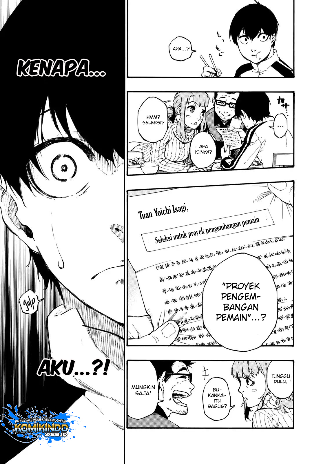 Blue Lock Chapter 1 Halaman 37