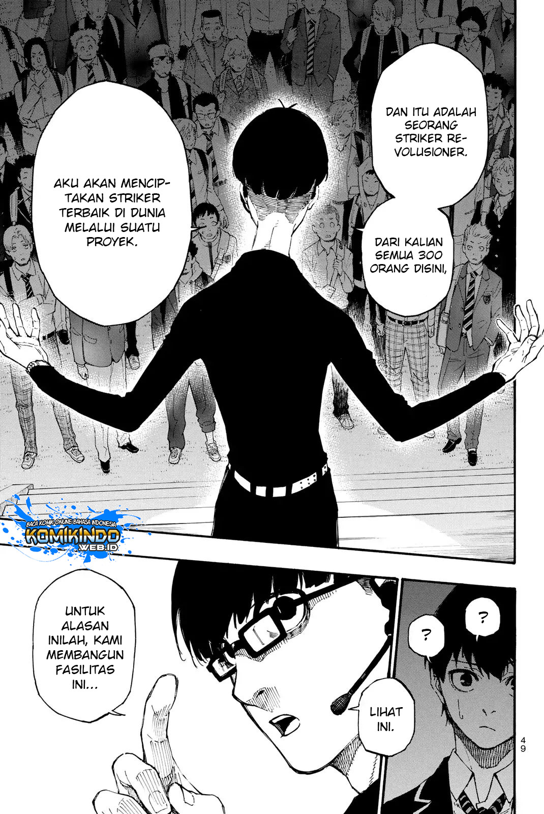 Blue Lock Chapter 1 Halaman 47