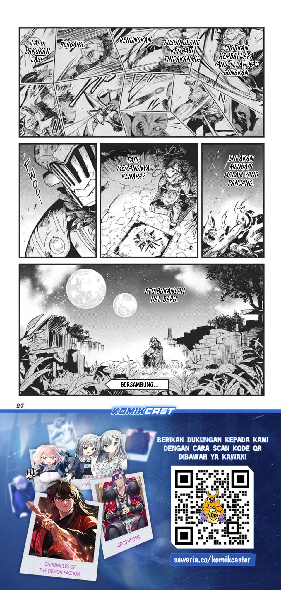 Goblin Slayer Gaiden Year One Chapter 122 Halaman 27
