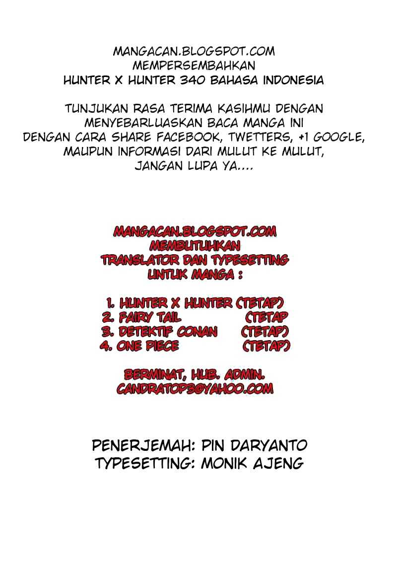 Hunter X Hunter Chapter 340 Halaman 19