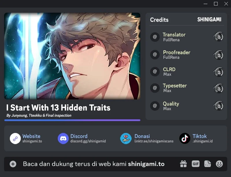I Start With 13 Hidden Traits Chapter 40 Halaman 1