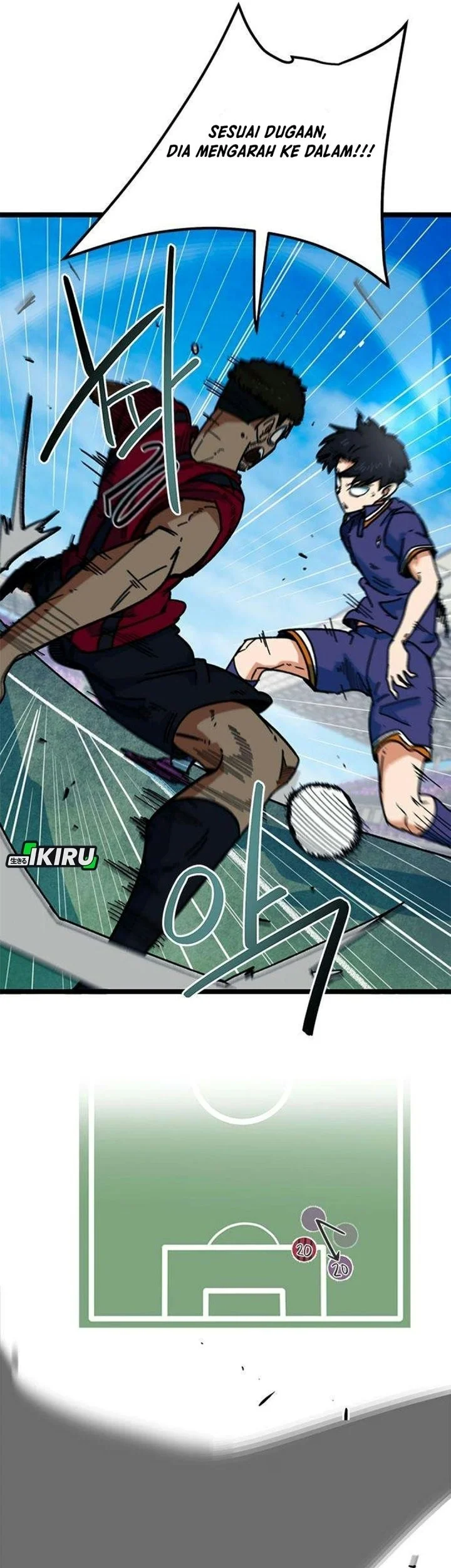 Im Being Misunderstood As A Soccer Genius Chapter 88 Halaman 59