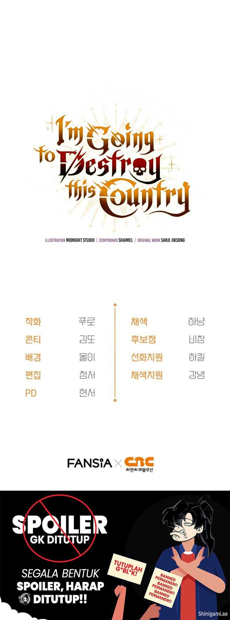 Im Going To Destroy This Country Chapter 30 Halaman 64