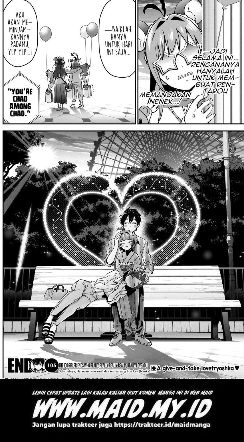 Kimi No Koto Ga Dai Dai Dai Dai Daisuki Na 100 Ri No Kanojo Chapter 105 Halaman 22