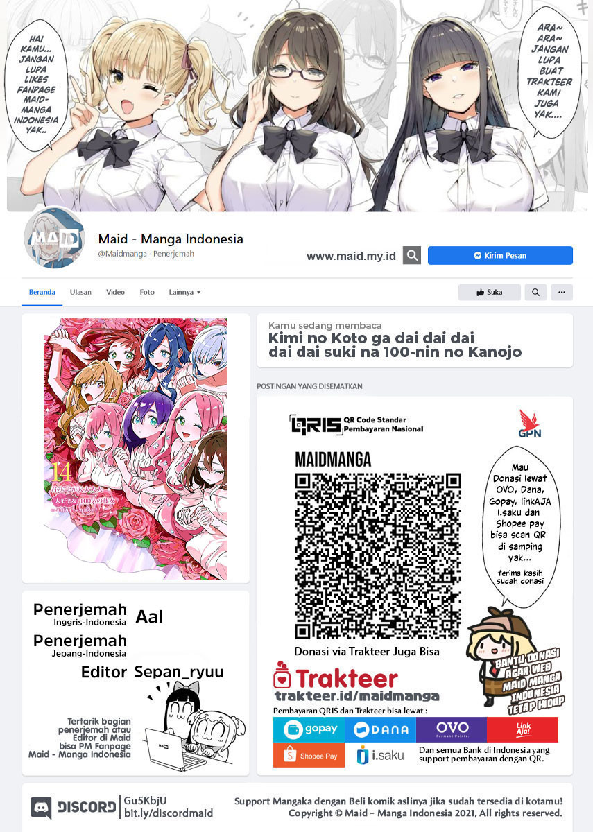 Kimi No Koto Ga Dai Dai Dai Dai Daisuki Na 100 Ri No Kanojo Chapter 110 Halaman 24