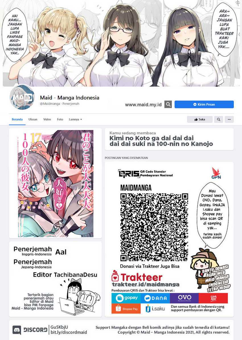 Kimi No Koto Ga Dai Dai Dai Dai Daisuki Na 100 Ri No Kanojo Chapter 118 Halaman 2