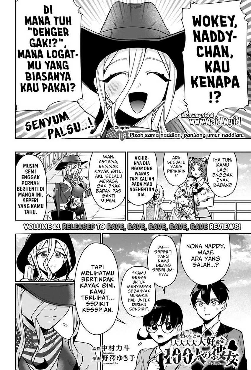 Kimi No Koto Ga Dai Dai Dai Dai Daisuki Na 100 Ri No Kanojo Chapter 118 Halaman 4