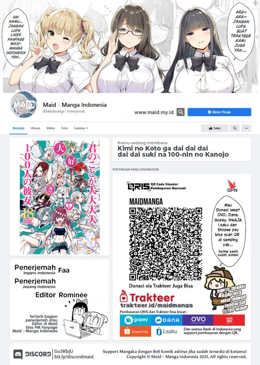 Kimi No Koto Ga Dai Dai Dai Dai Daisuki Na 100 Ri No Kanojo Chapter 136 Halaman 2