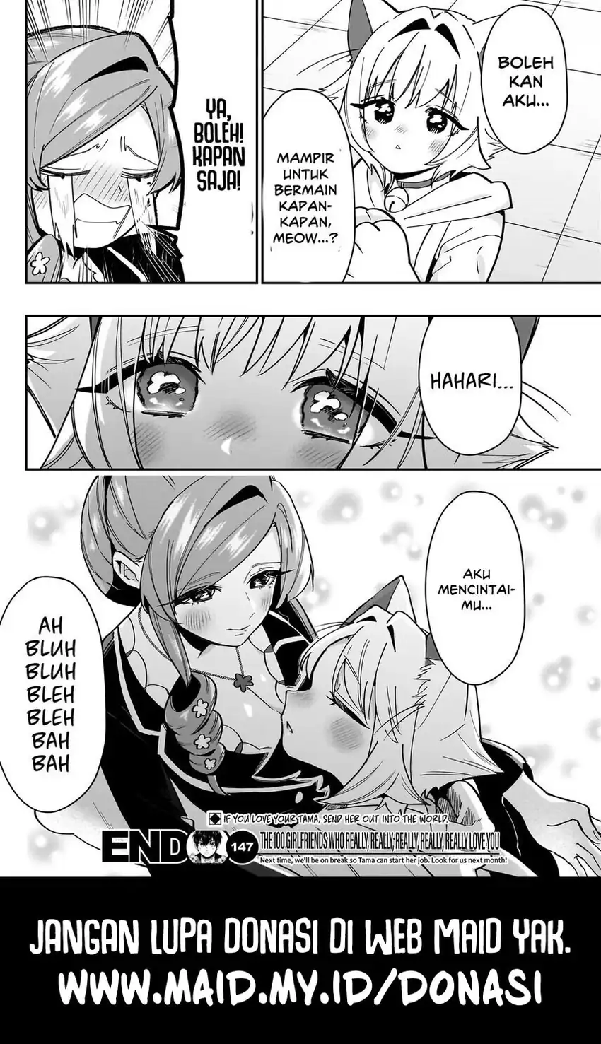 Kimi No Koto Ga Dai Dai Dai Dai Daisuki Na 100 Ri No Kanojo Chapter 147 Halaman 22