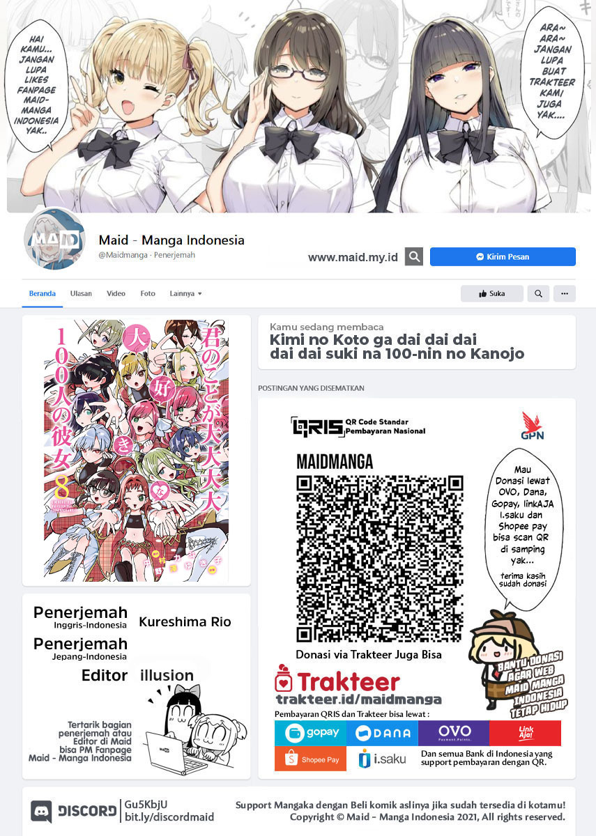Kimi No Koto Ga Dai Dai Dai Dai Daisuki Na 100 Ri No Kanojo Chapter 77 Halaman 2