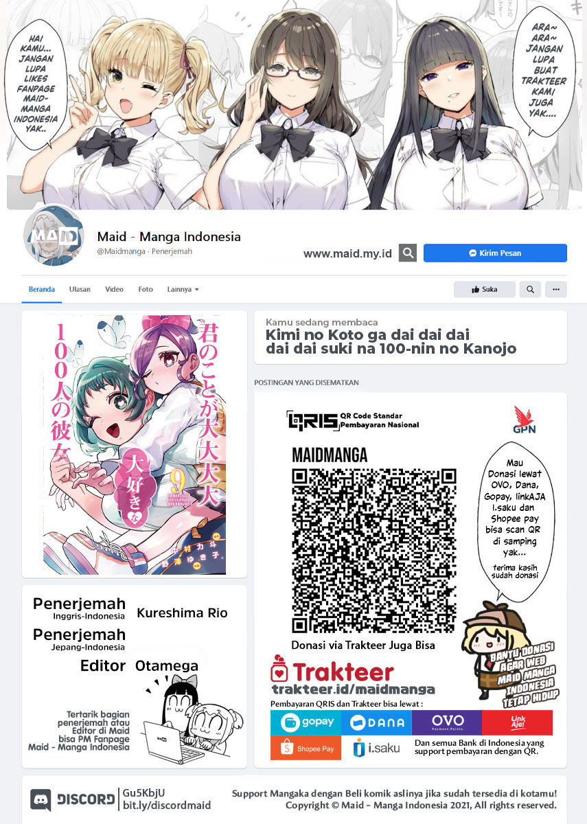 Kimi No Koto Ga Dai Dai Dai Dai Daisuki Na 100 Ri No Kanojo Chapter 96 Halaman 2