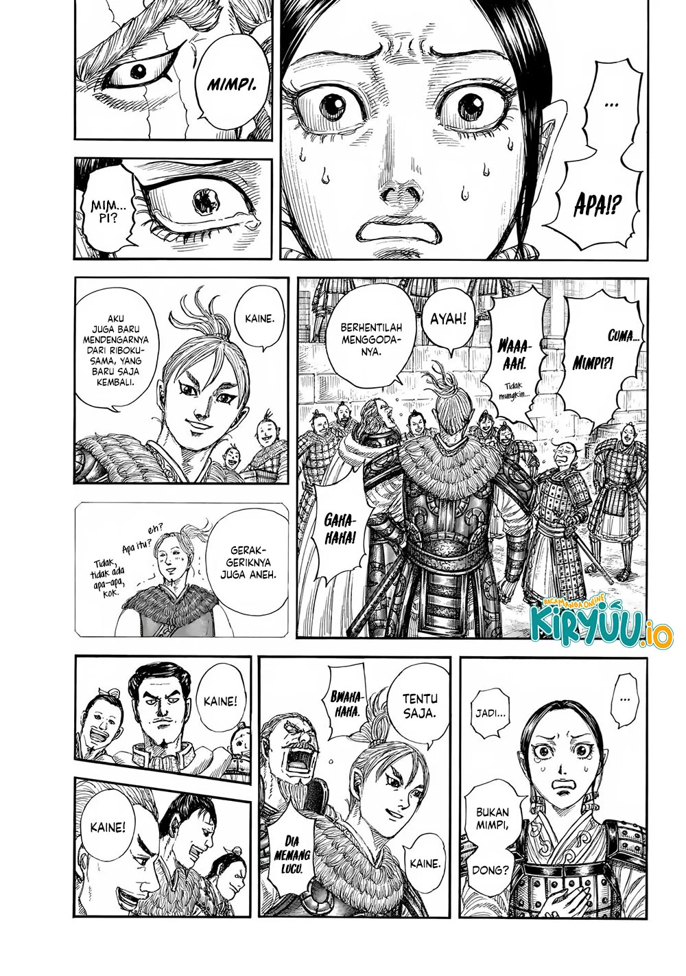 Kingdom Chapter 850 Halaman 3