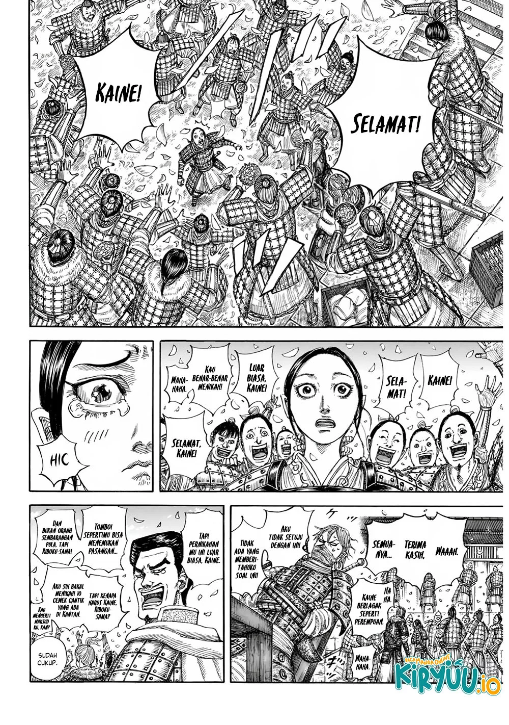 Kingdom Chapter 850 Halaman 4