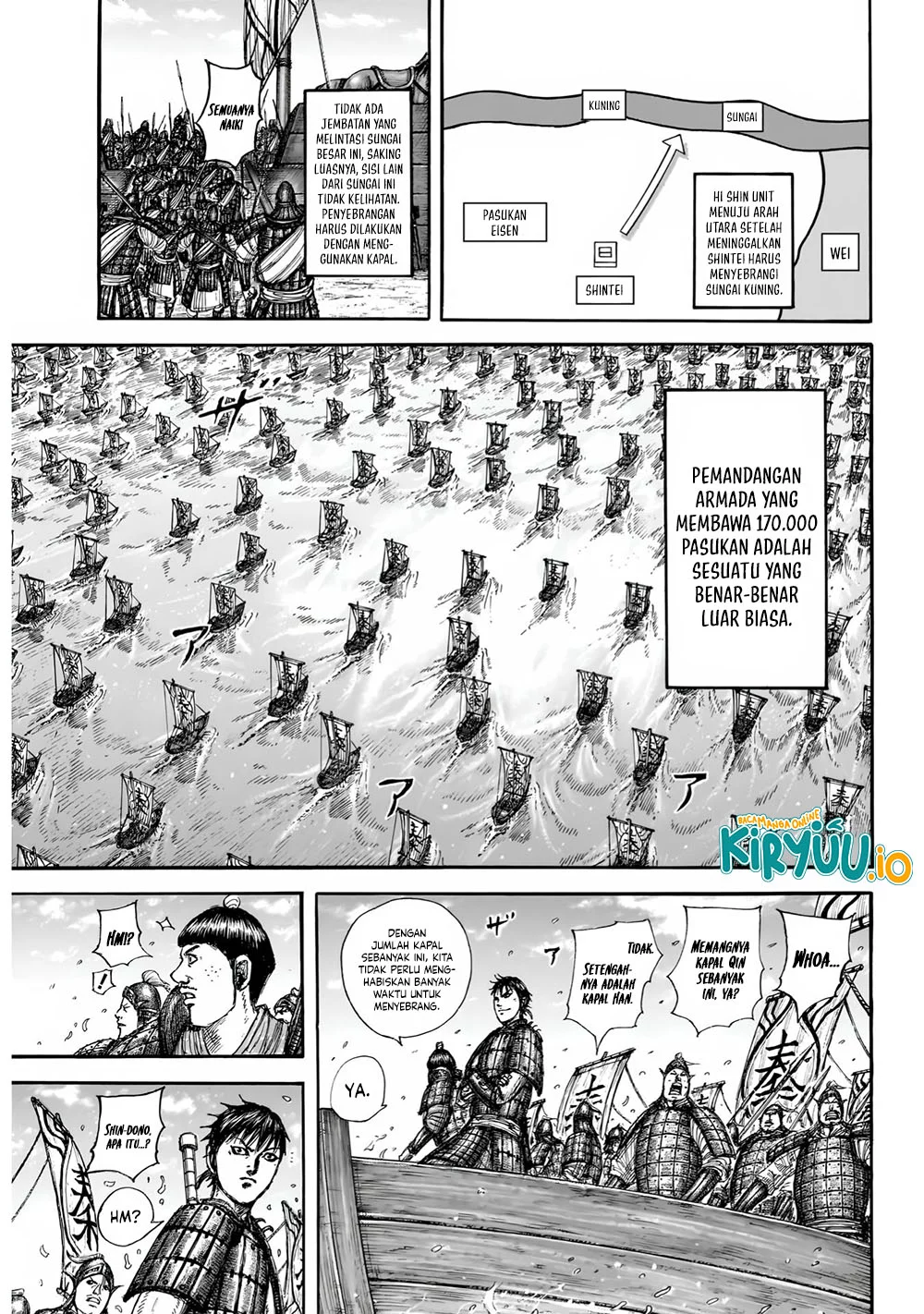 Kingdom Chapter 850 Halaman 9