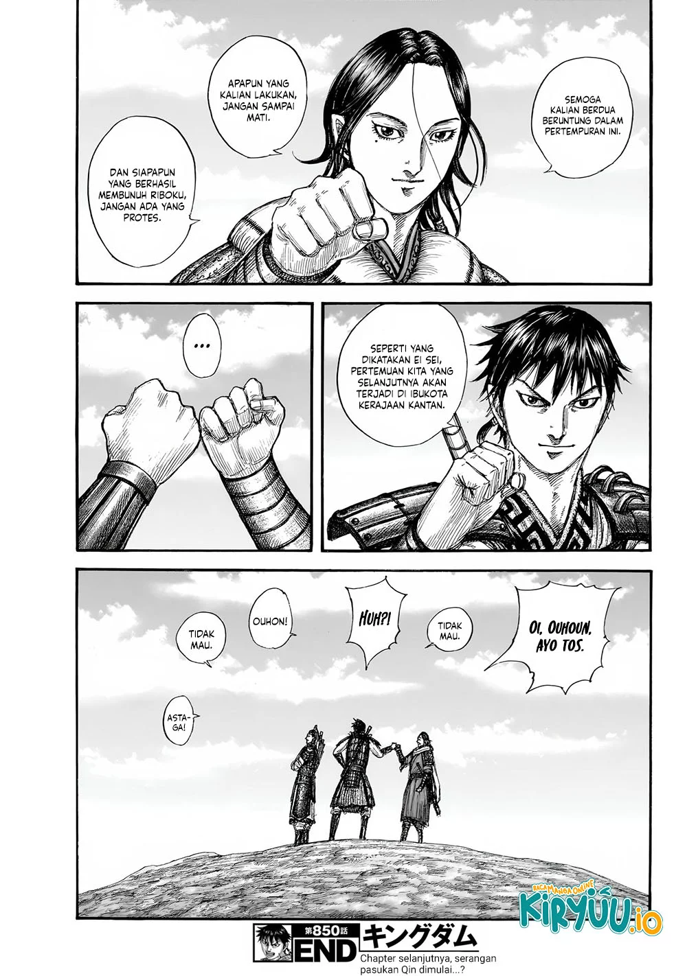 Kingdom Chapter 850 Halaman 18