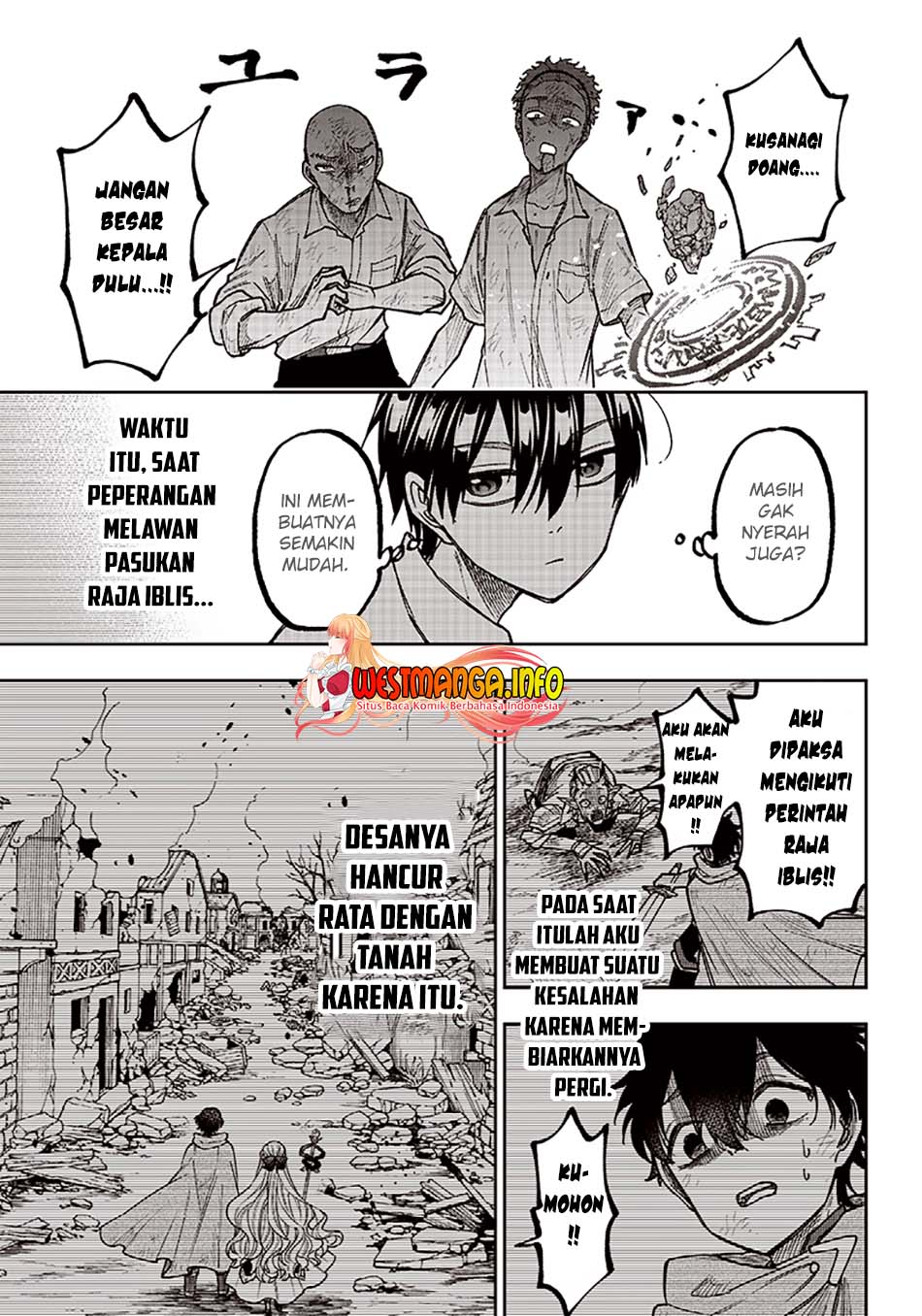 Kyuuseishu Meshia Isekai Wo Sukutta Moto Yuusha Ga Mamono No Afureru Genjitsu Sekai Wo Musou Suru Chapter 10.5 Halaman 9