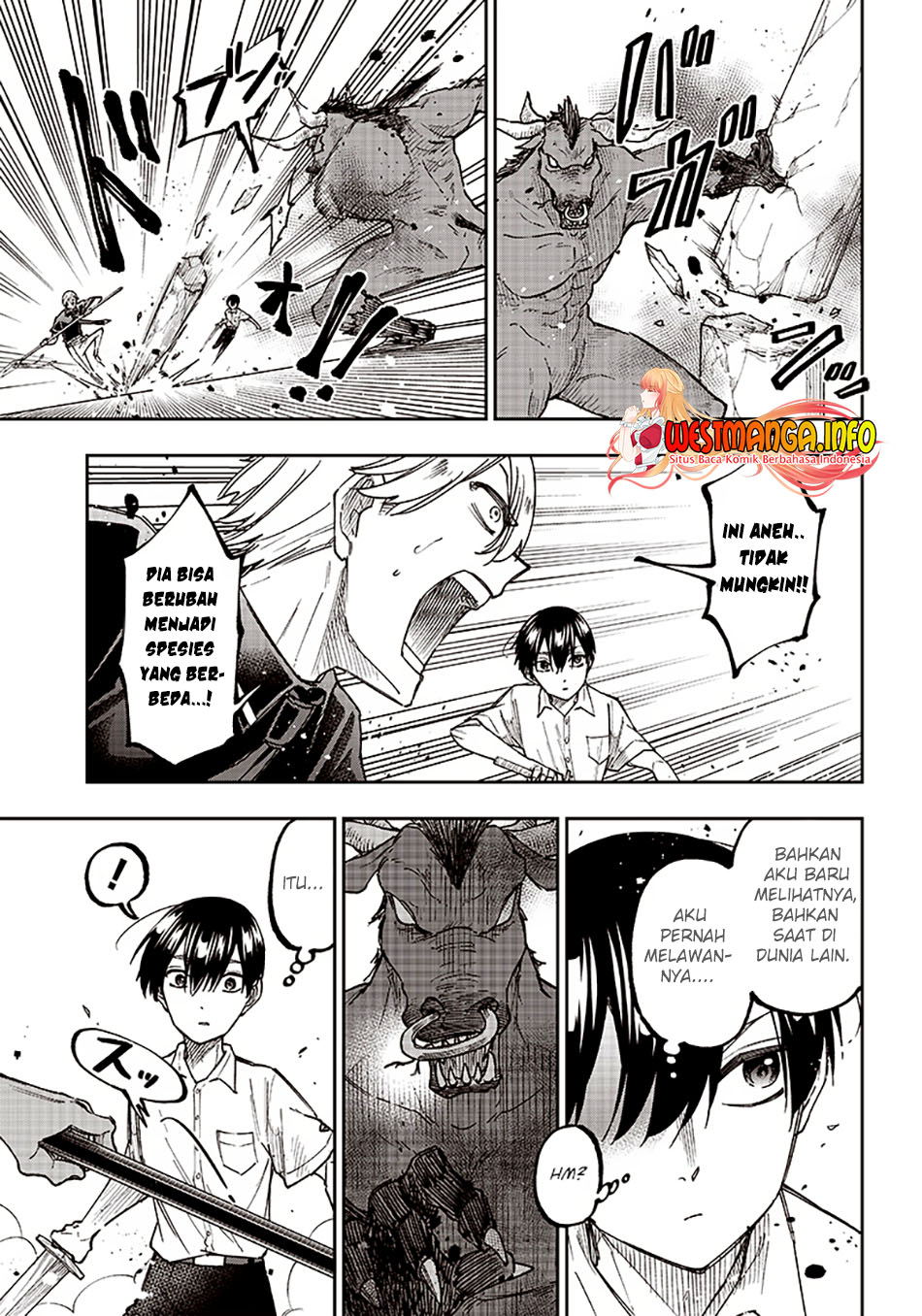 Kyuuseishu Meshia Isekai Wo Sukutta Moto Yuusha Ga Mamono No Afureru Genjitsu Sekai Wo Musou Suru Chapter 12 Halaman 21
