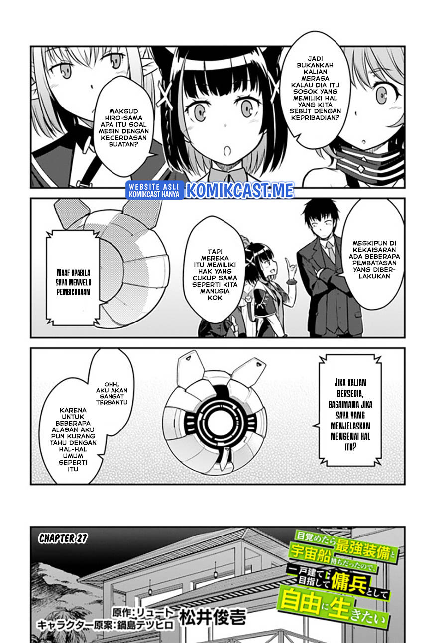 Mezametara Saikyou Soubi To Uchuusen Mochi Datta No De Chapter 27.1 Halaman 3