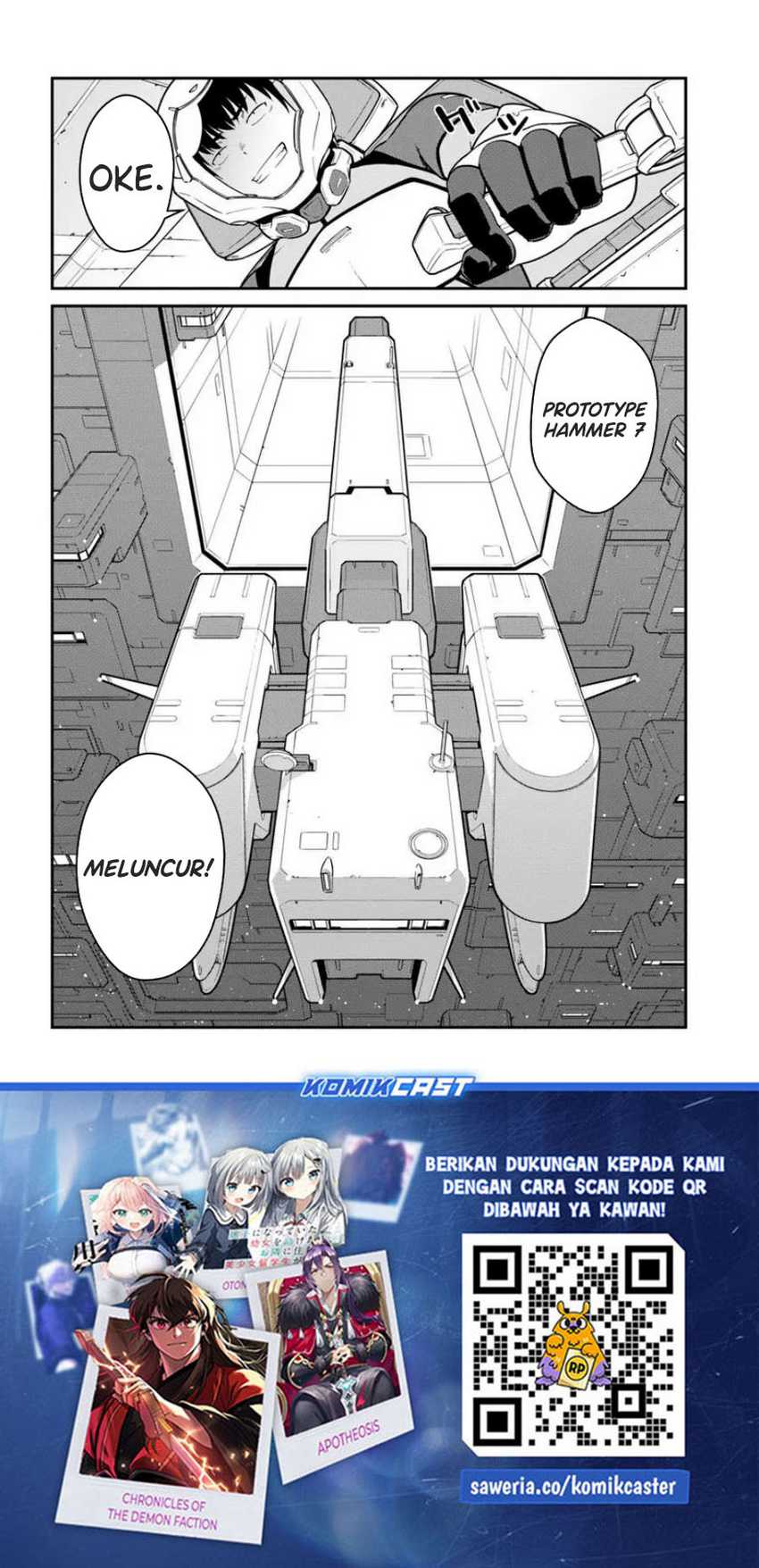 Mezametara Saikyou Soubi To Uchuusen Mochi Datta No De Chapter 44.2 Halaman 16