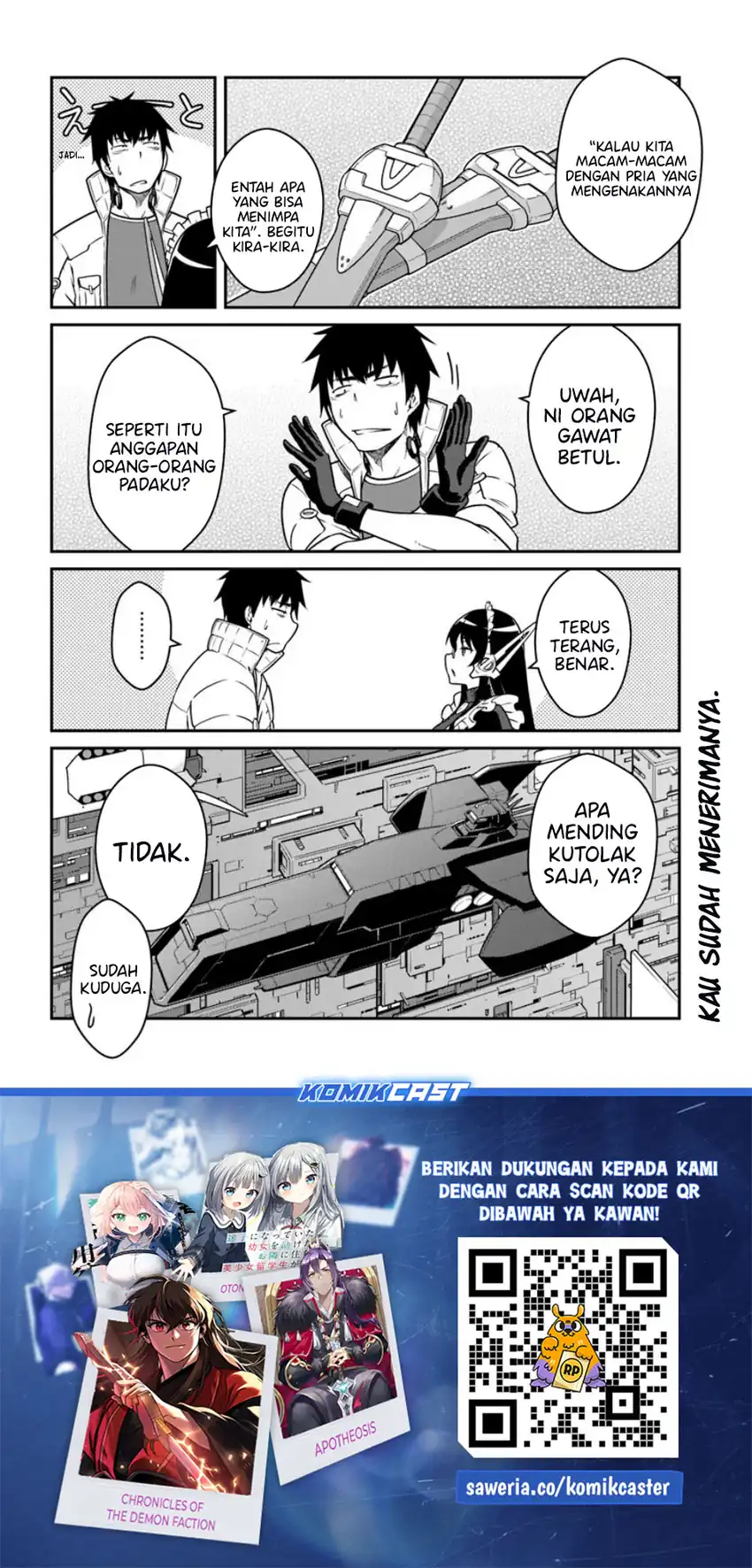 Mezametara Saikyou Soubi To Uchuusen Mochi Datta No De Chapter 52.2 Halaman 13