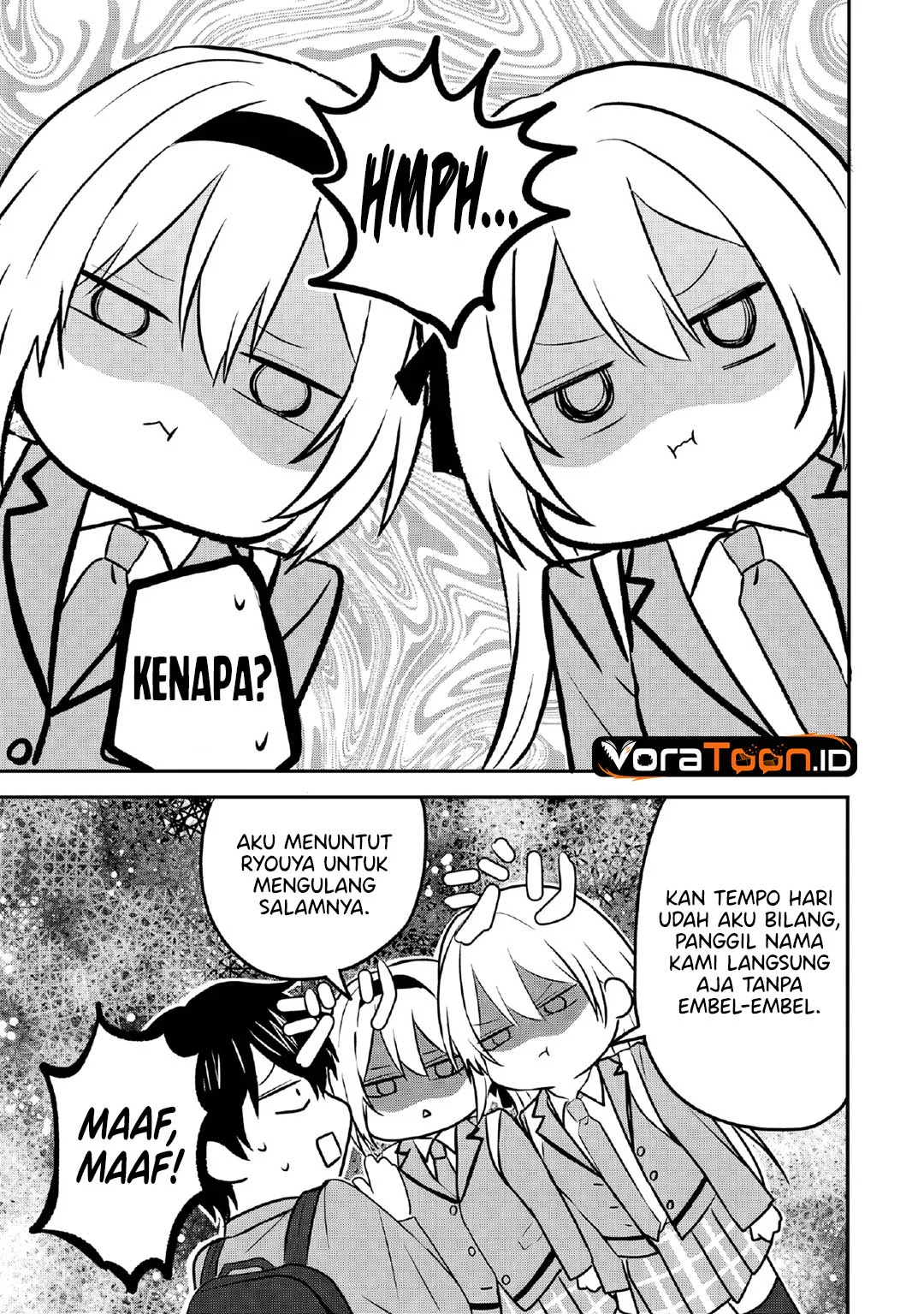 Nani No Torie Mo Nai Heibon Na Ore Ga Bijin Futago Shimai Wo Inochigake De Tasuketa Kekka Jitsu Wa Yandere Datta Futari Wo Gachi Bore Sasete Shimatta Chapter 2 Halaman 4