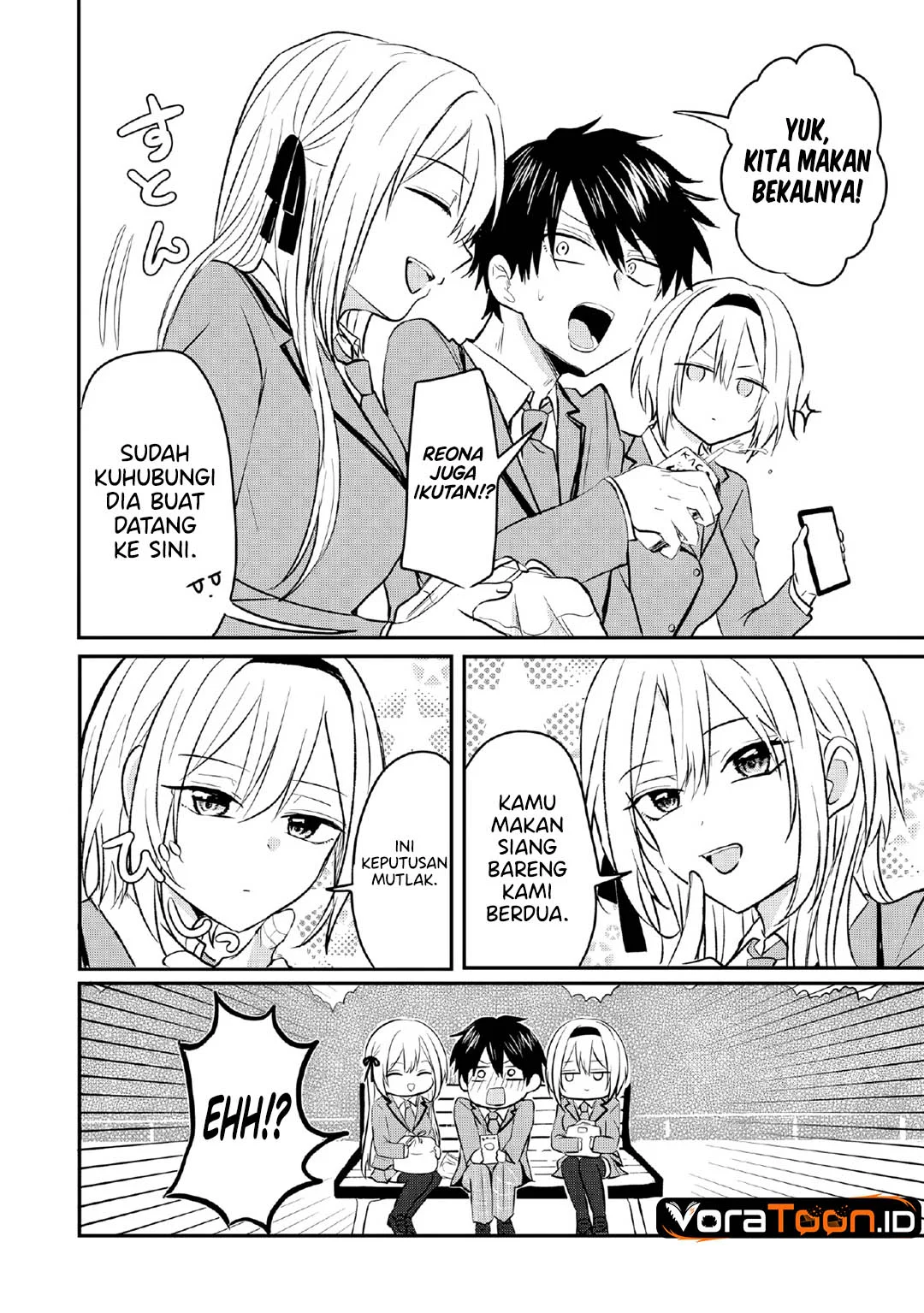Nani No Torie Mo Nai Heibon Na Ore Ga Bijin Futago Shimai Wo Inochigake De Tasuketa Kekka Jitsu Wa Yandere Datta Futari Wo Gachi Bore Sasete Shimatta Chapter 2 Halaman 25