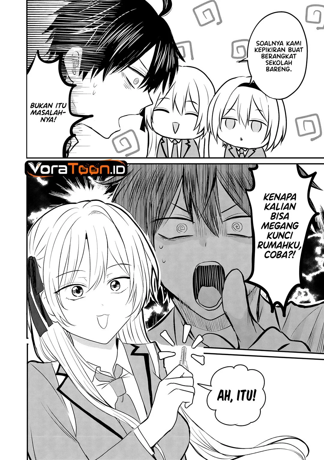 Nani No Torie Mo Nai Heibon Na Ore Ga Bijin Futago Shimai Wo Inochigake De Tasuketa Kekka Jitsu Wa Yandere Datta Futari Wo Gachi Bore Sasete Shimatta Chapter 4.1 Halaman 5