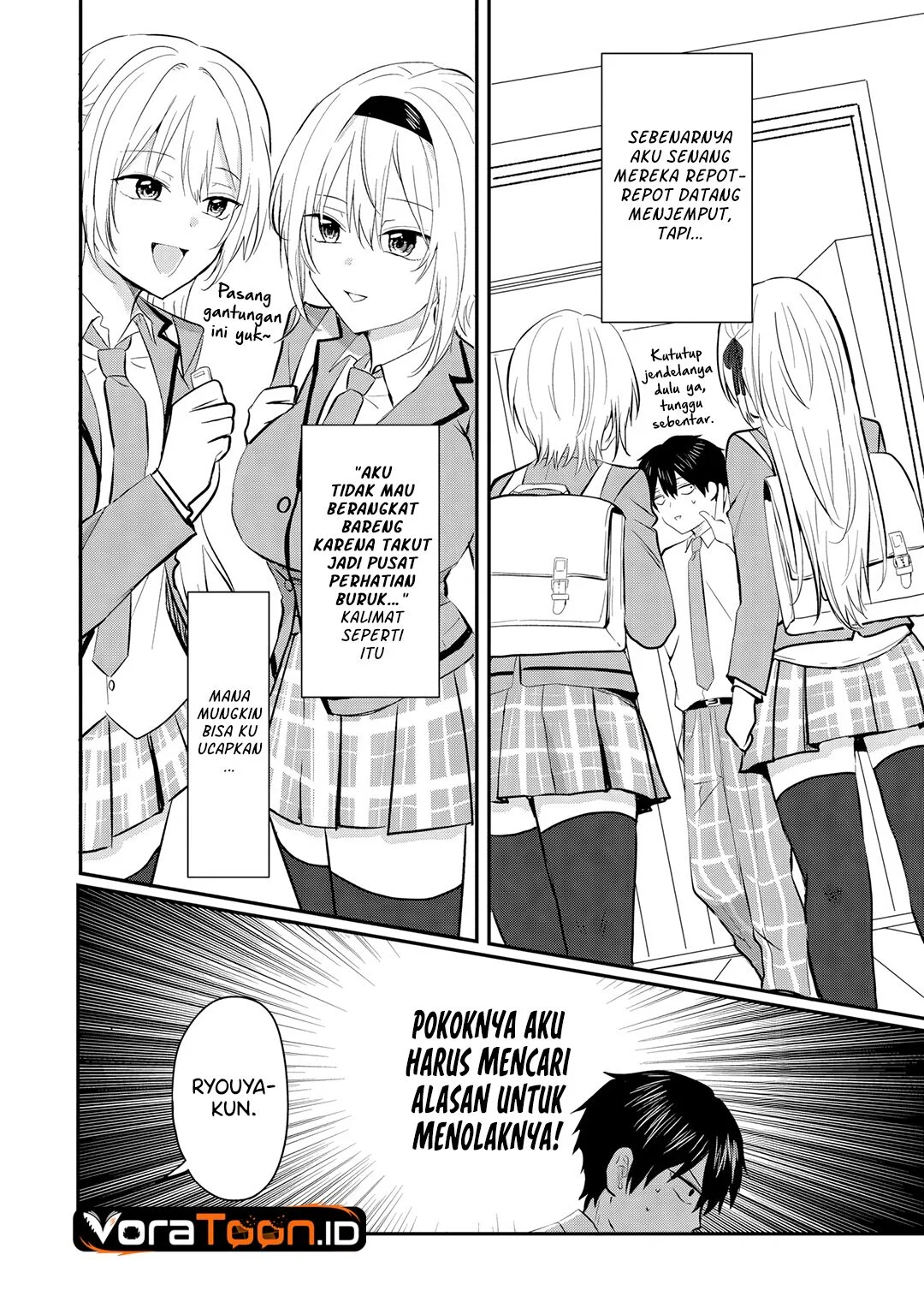 Nani No Torie Mo Nai Heibon Na Ore Ga Bijin Futago Shimai Wo Inochigake De Tasuketa Kekka Jitsu Wa Yandere Datta Futari Wo Gachi Bore Sasete Shimatta Chapter 4.1 Halaman 7
