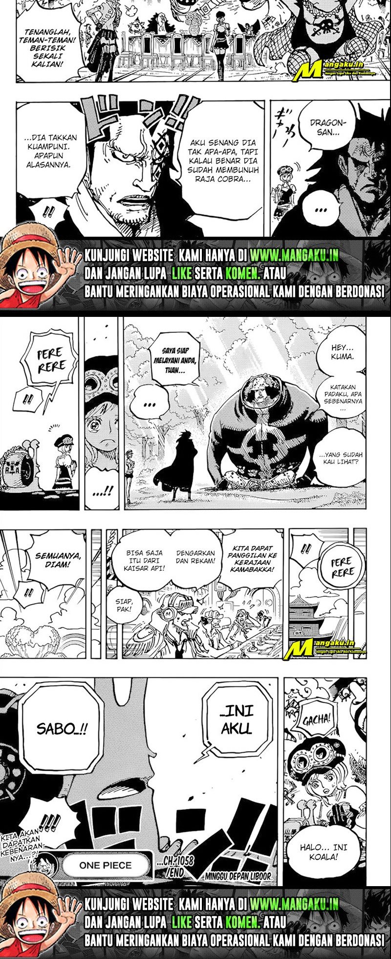 One Piece Chapter 1058 Halaman 9