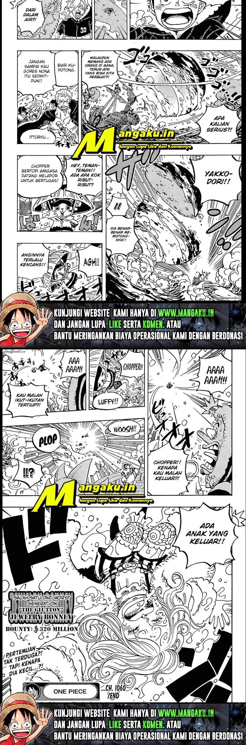 One Piece Chapter 1060 Halaman 11