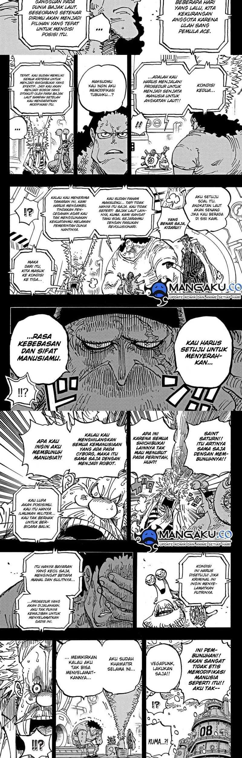 One Piece Chapter 1100 Halaman 3