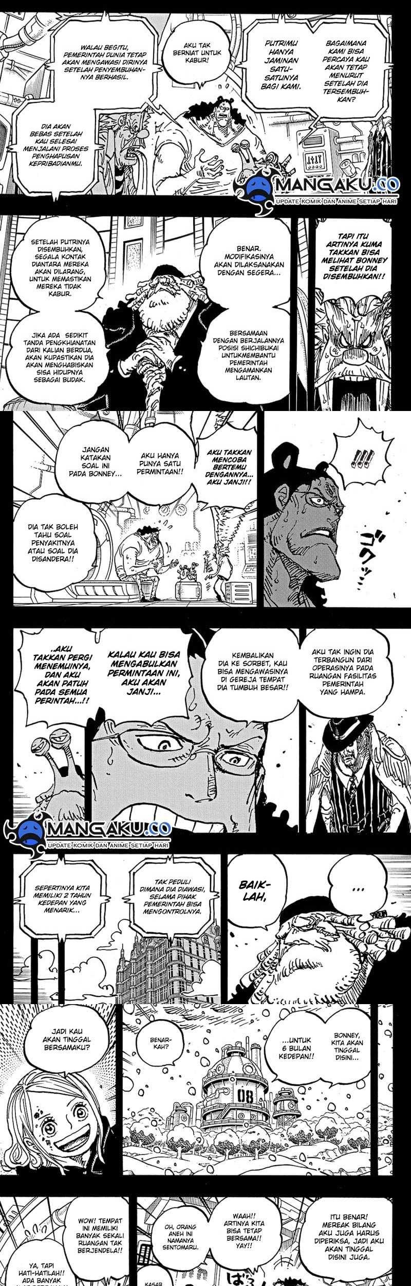 One Piece Chapter 1100 Halaman 5