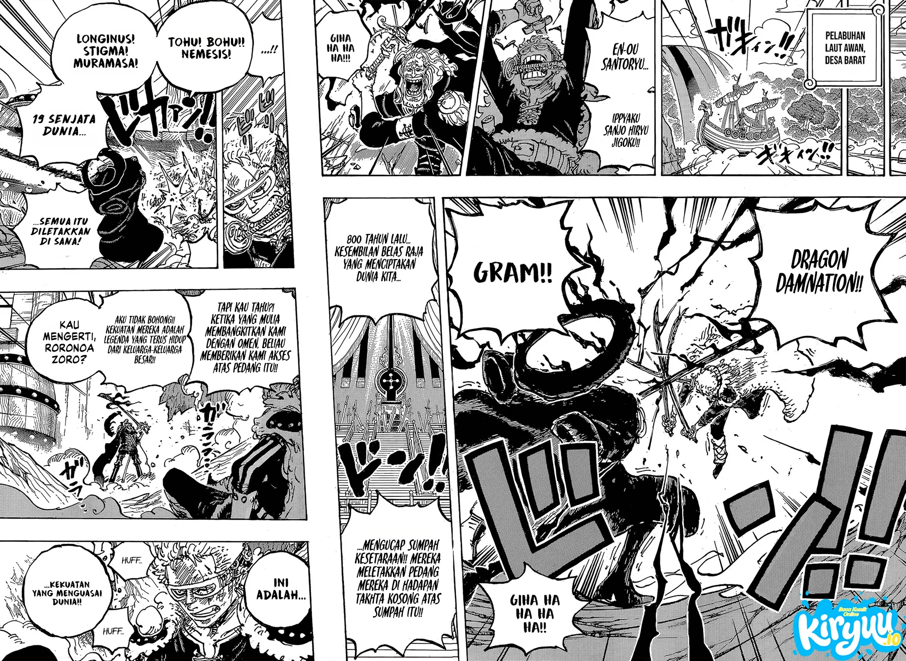 One Piece Chapter 1189.2 Halaman 13