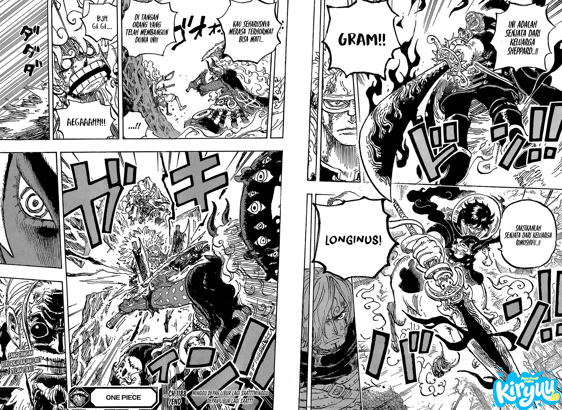 One Piece Chapter 1189.2 Halaman 14